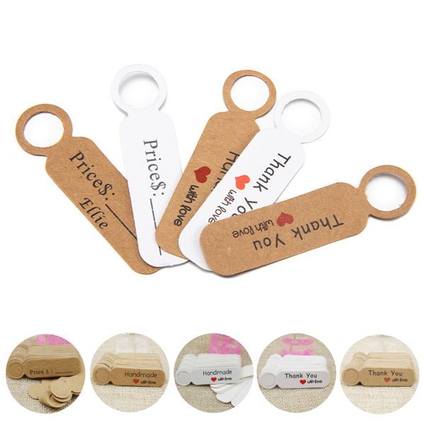 Tags For Wrapping 100pcs hang tags for wrapping and price marking – AJFashionGroup