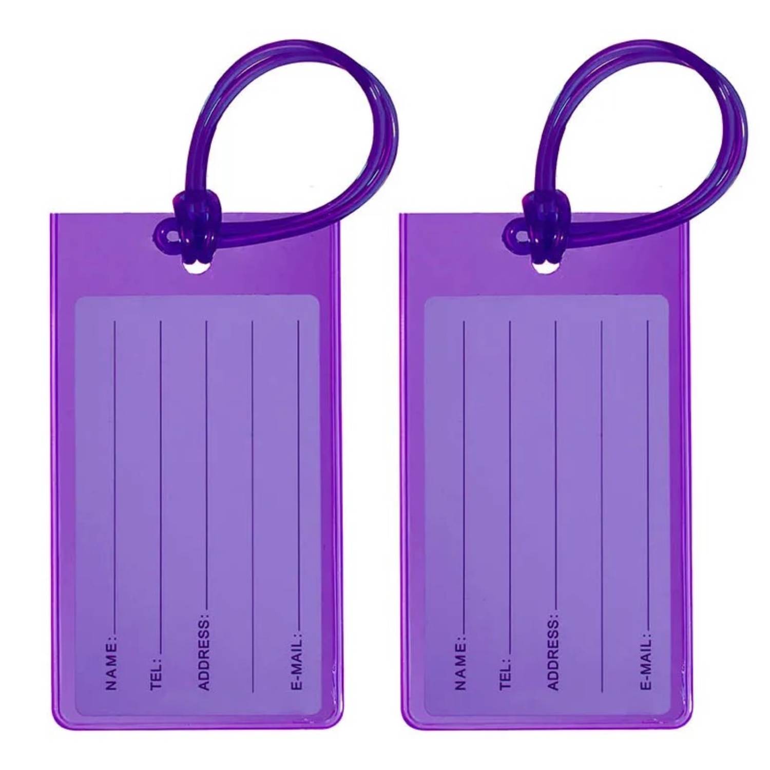 PVC Color Airplane Luggage Tag - Image 4