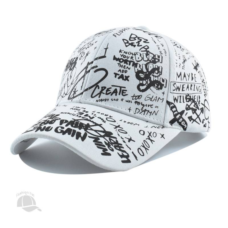 Women's Graffiti Printing Baseball Cap