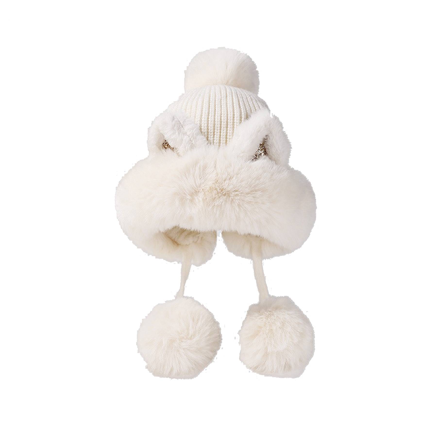 Women Winter Warm Cute Cat Ears Knitted Beanie Hat