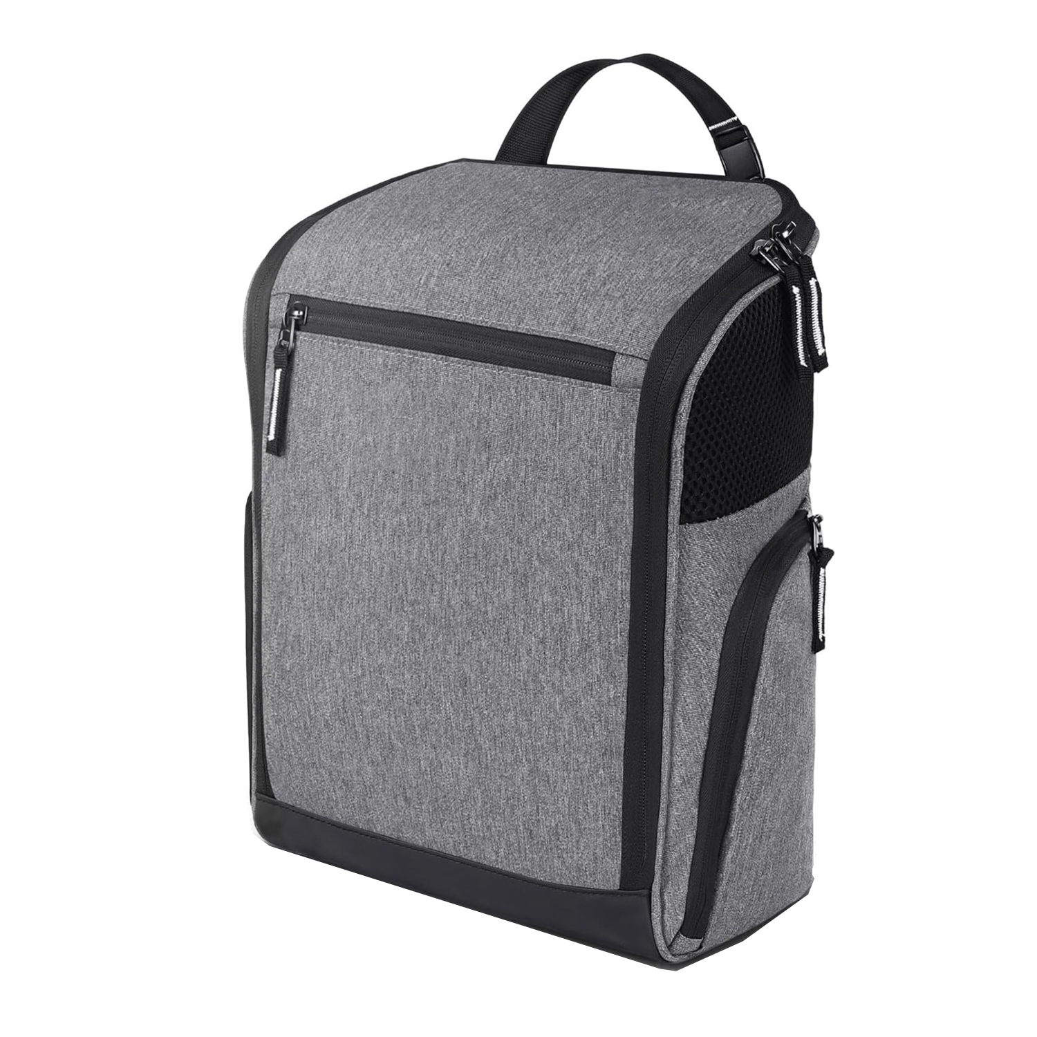 Ventilated Golf Shoe Bag w/ Zipper & Pockets - Unisex