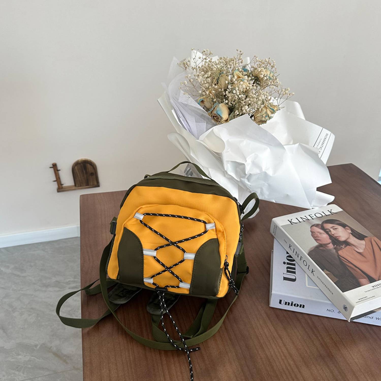 Polyester City Light Outdoor Hiking Crossbody Bag Backpack - Image 4