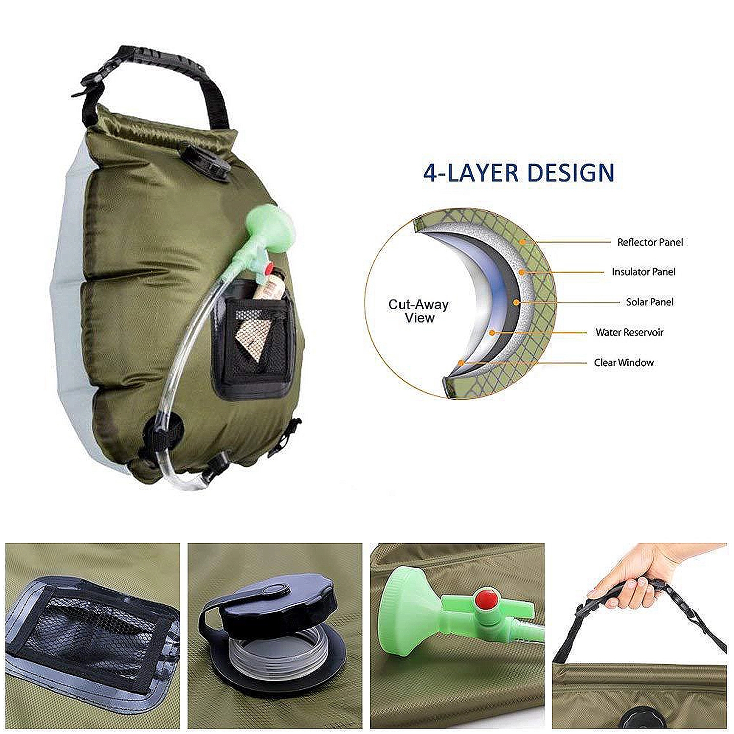 Portable Camping Shower Bag