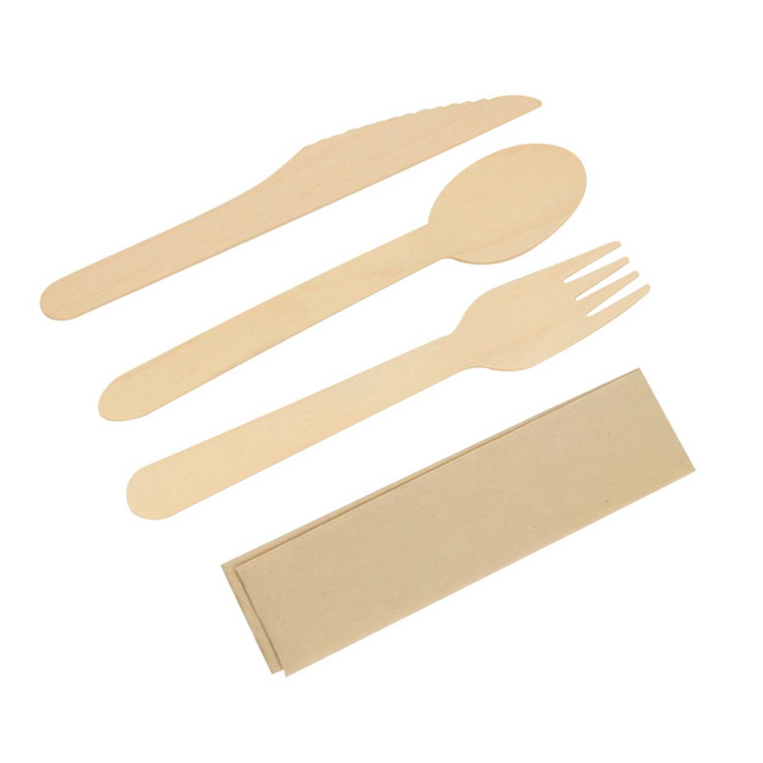 Disposable Wooden Cutlery Set