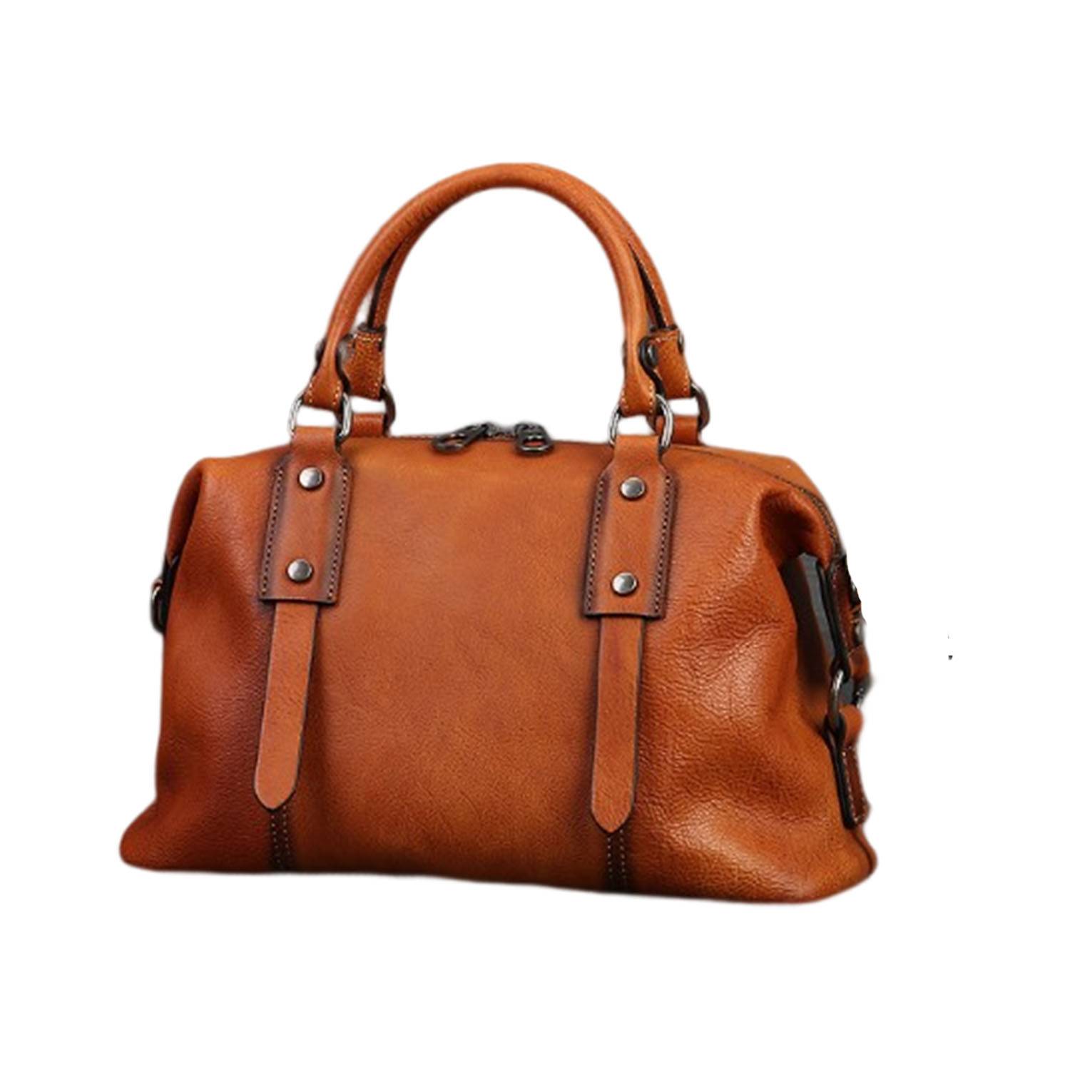 Genuine cowhide tote bag