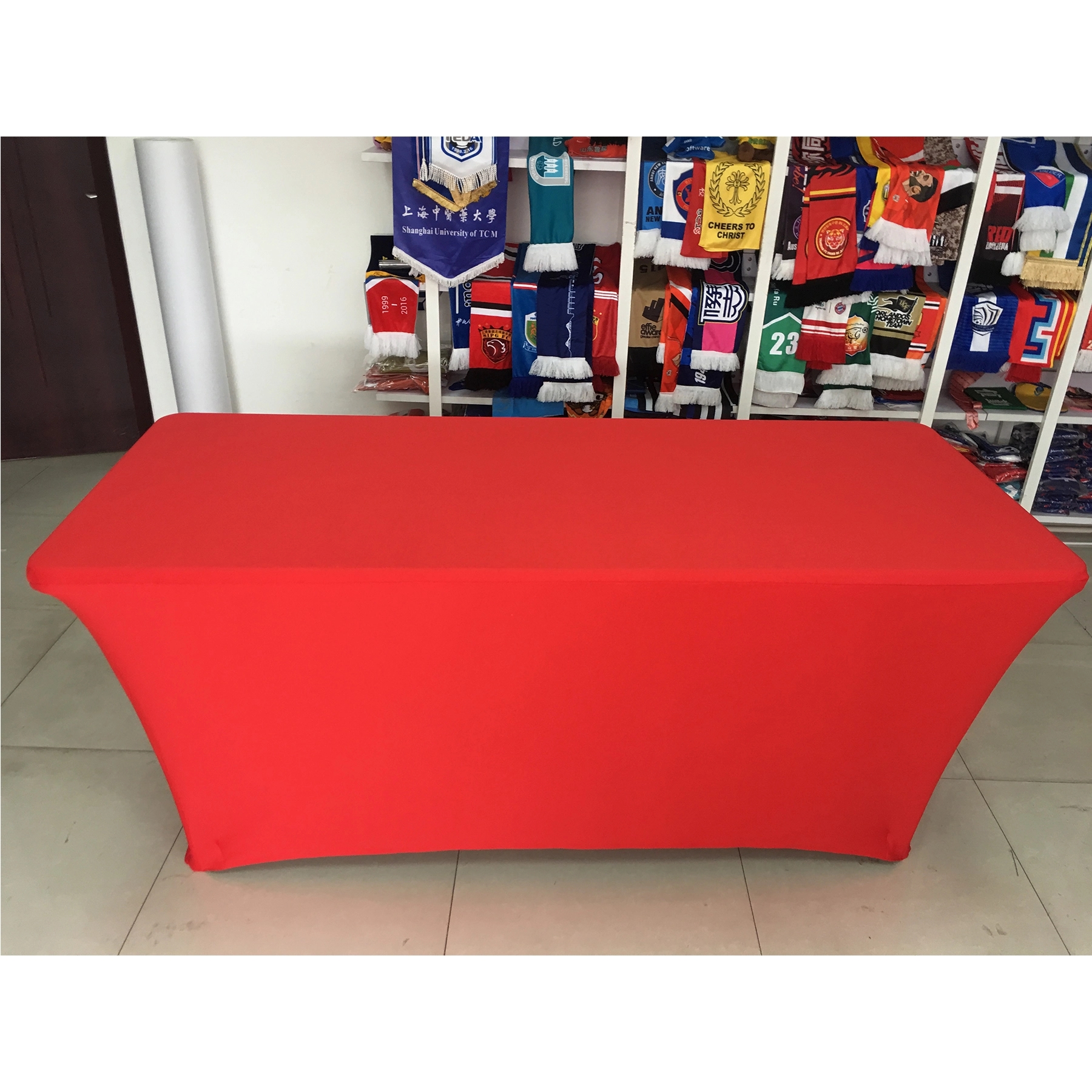 6ft Tablecloth Rectangular Spandex Table Cloth Fitted Cover