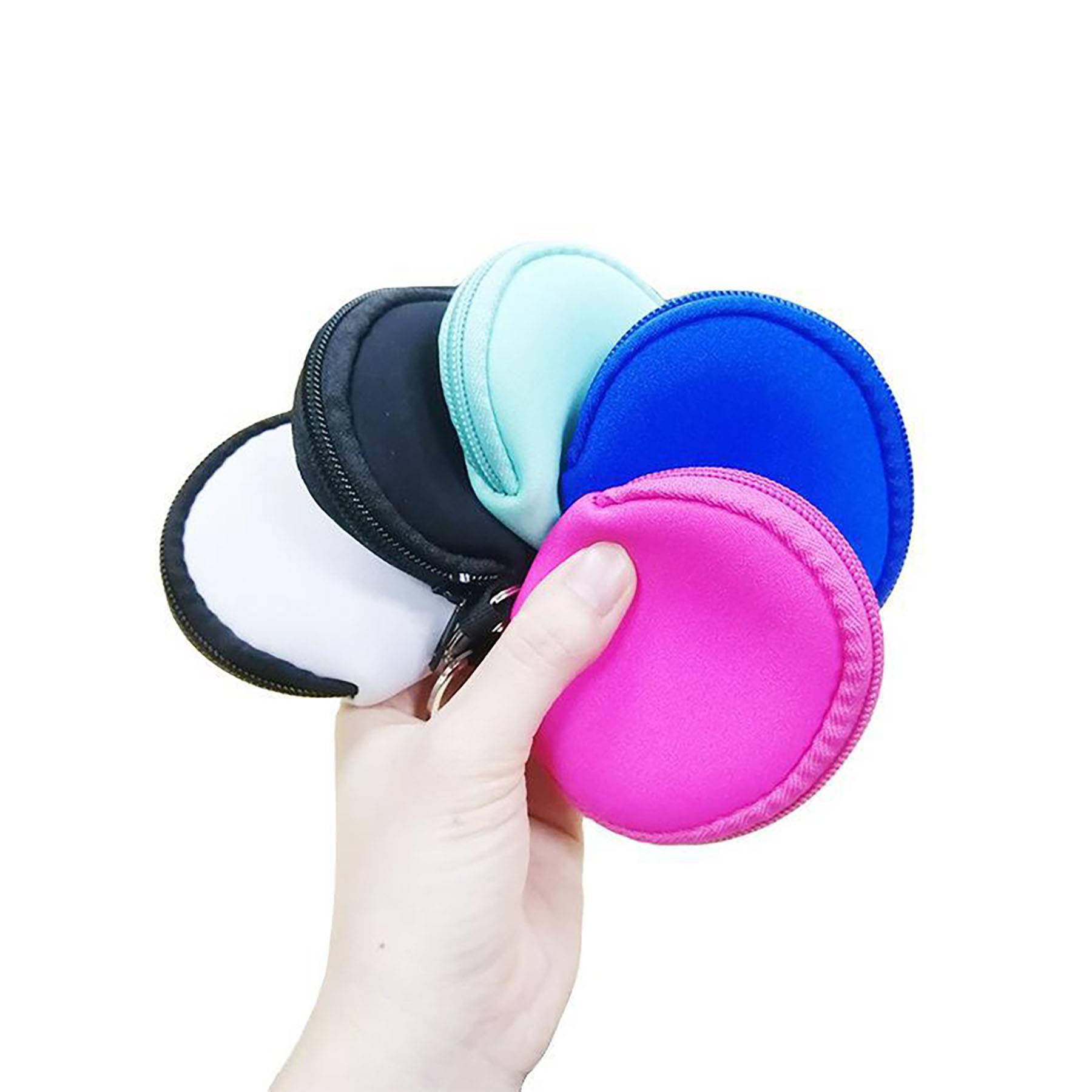 Portable Waterproof Neoprene Zipped Purse