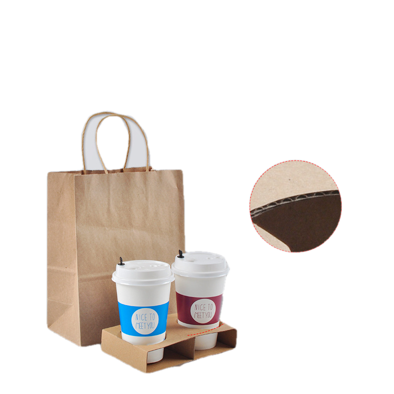 Corrugated Coffee Beverage Tray - Image 2