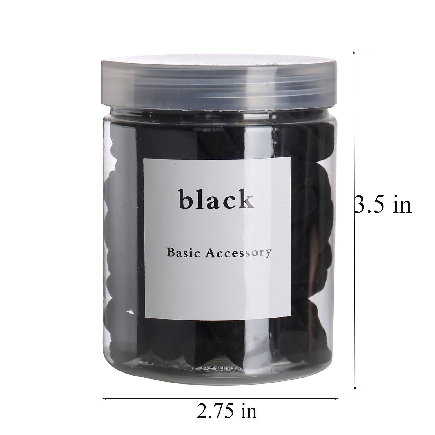 50pcs Seamless Elastic Hair Ties – Bulk Pack for Daily Use