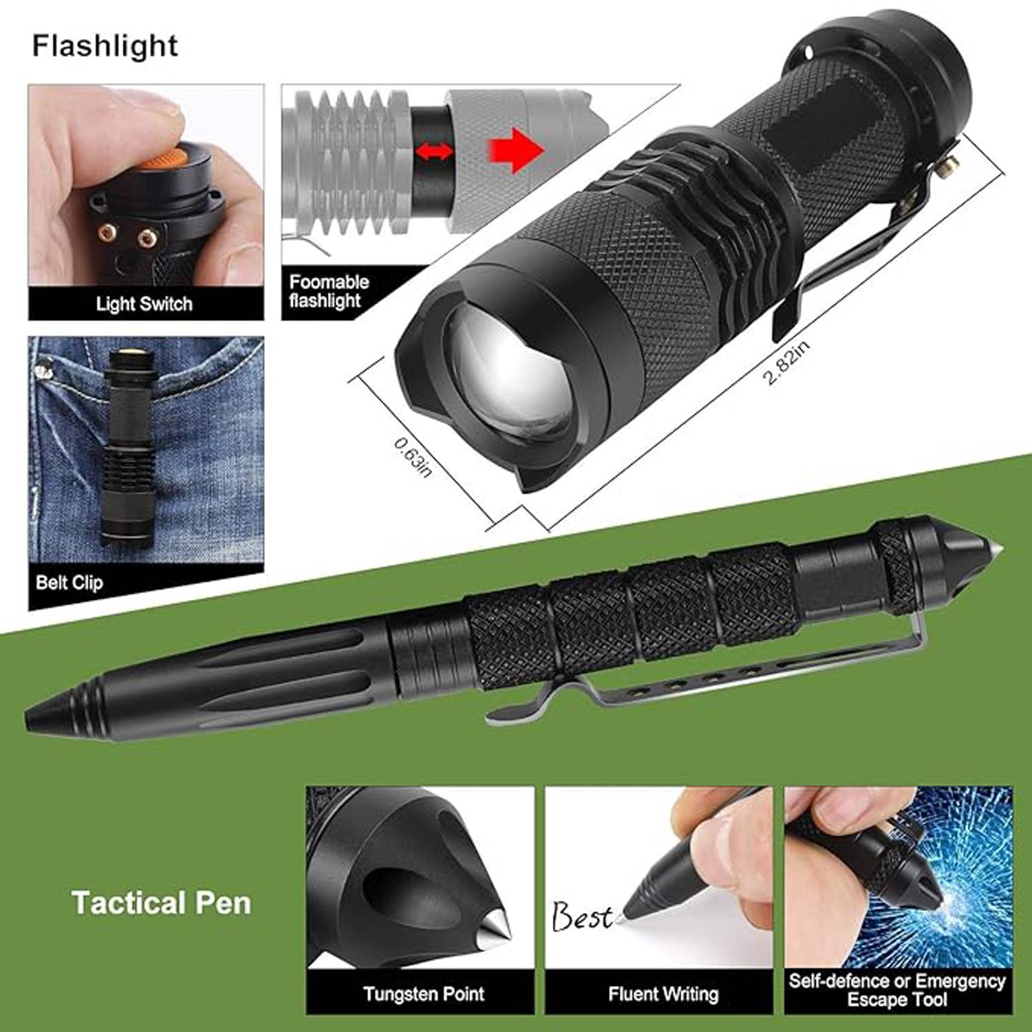 14 in 1 Survival Kit Outdoor Emergency Tool Set w/Case - Image 5