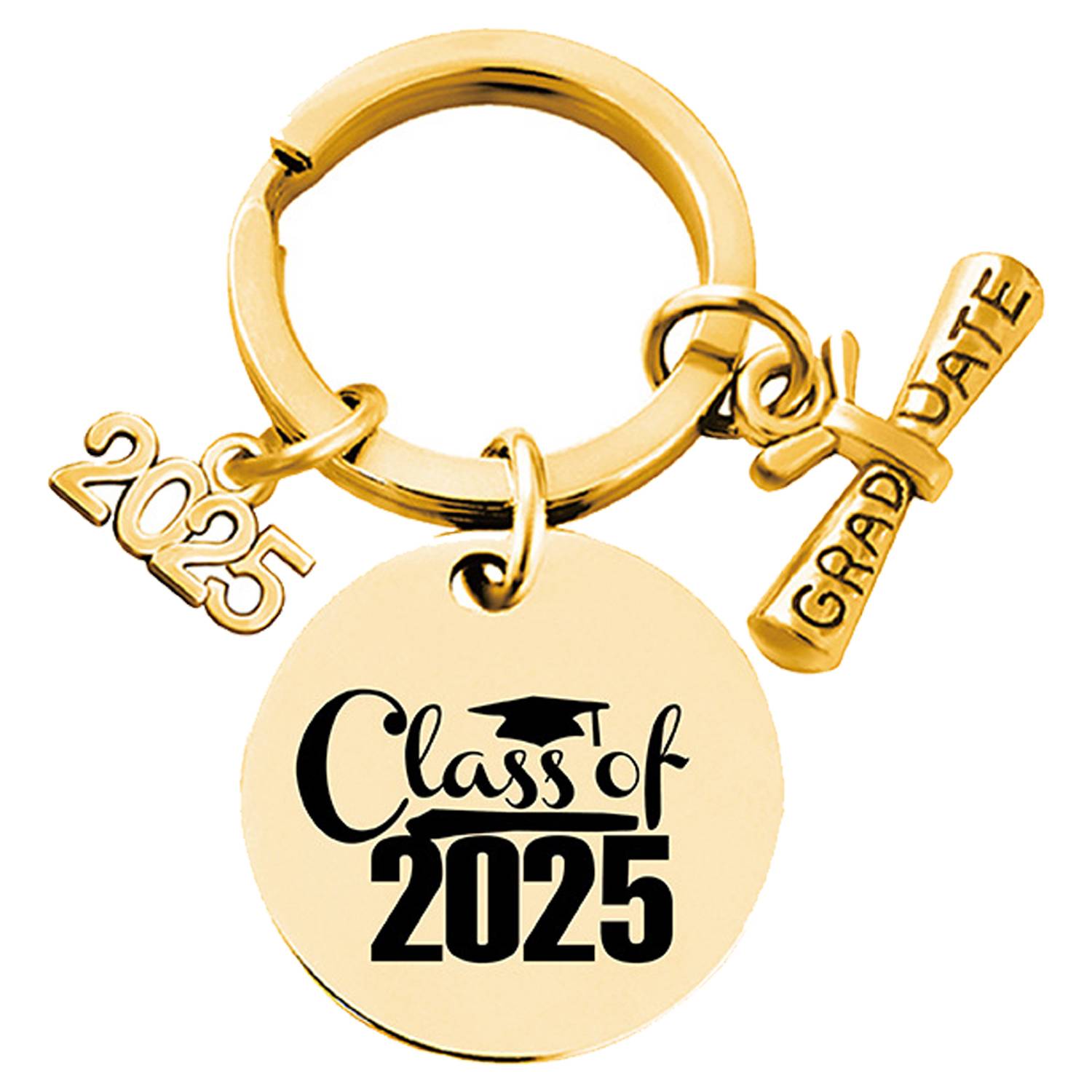 2025 Stainless Steel Graduation Season Keychain – AJFashionGroup