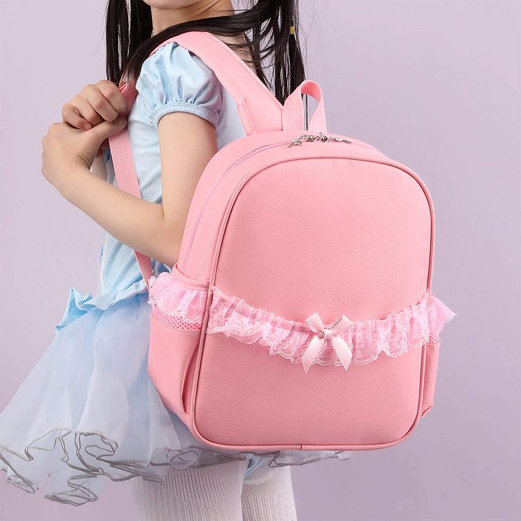 Nylon Ballet Dance Backpack for Little Girls - Image 4