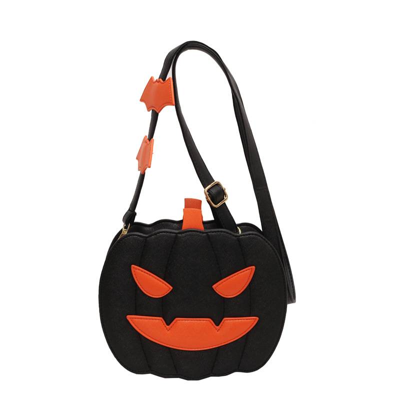 Whimsical Halloween Pumpkin Crossbody Bag - Image 3