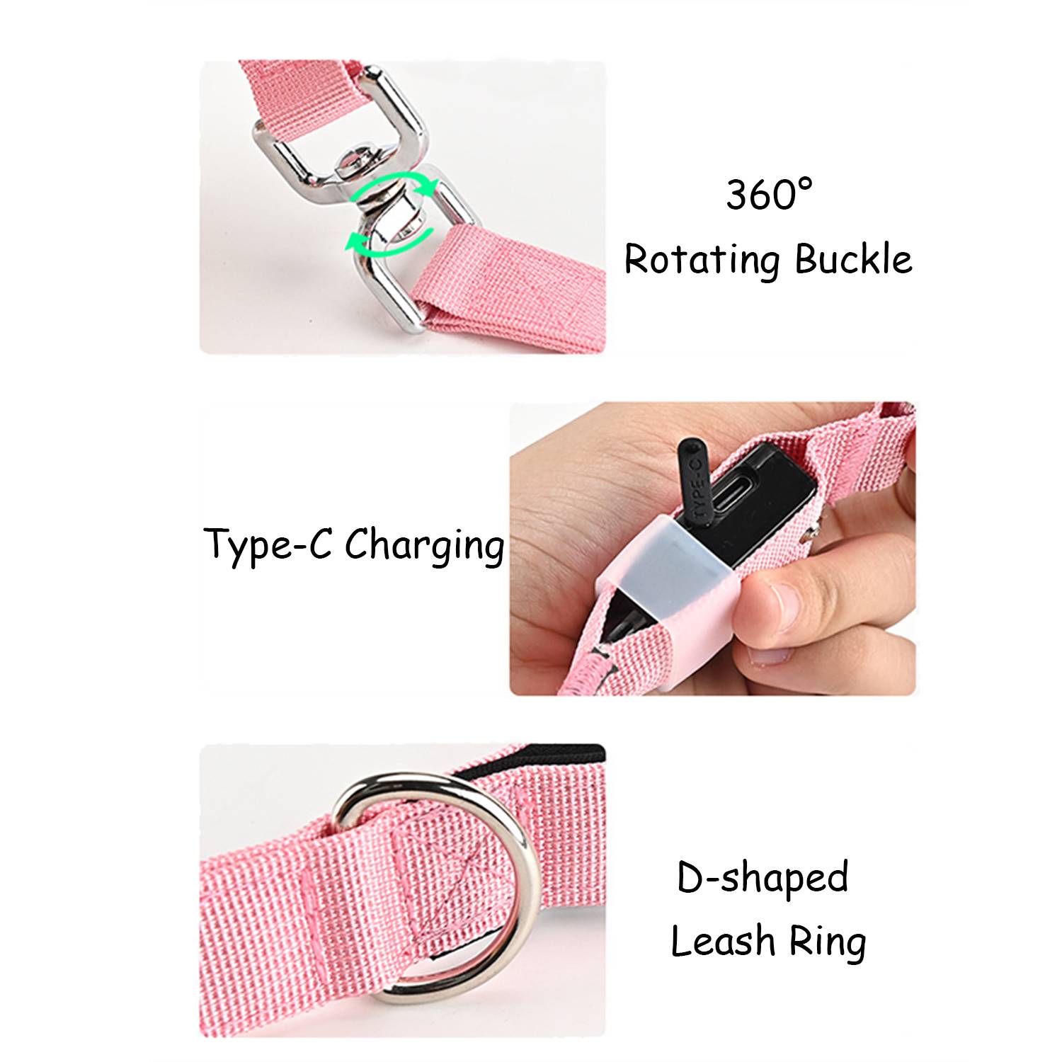 Glowing LED Pet Collar Leash - Image 7