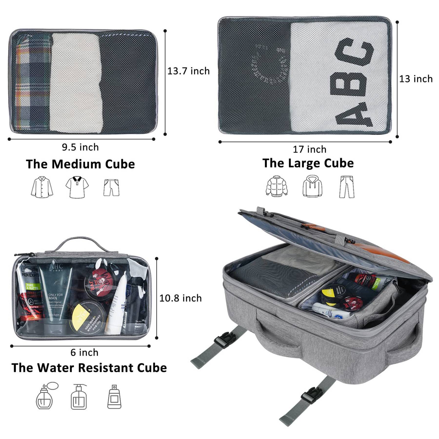 Polyester Carry on Travel Approved Expandable Duffel Bag - Image 2