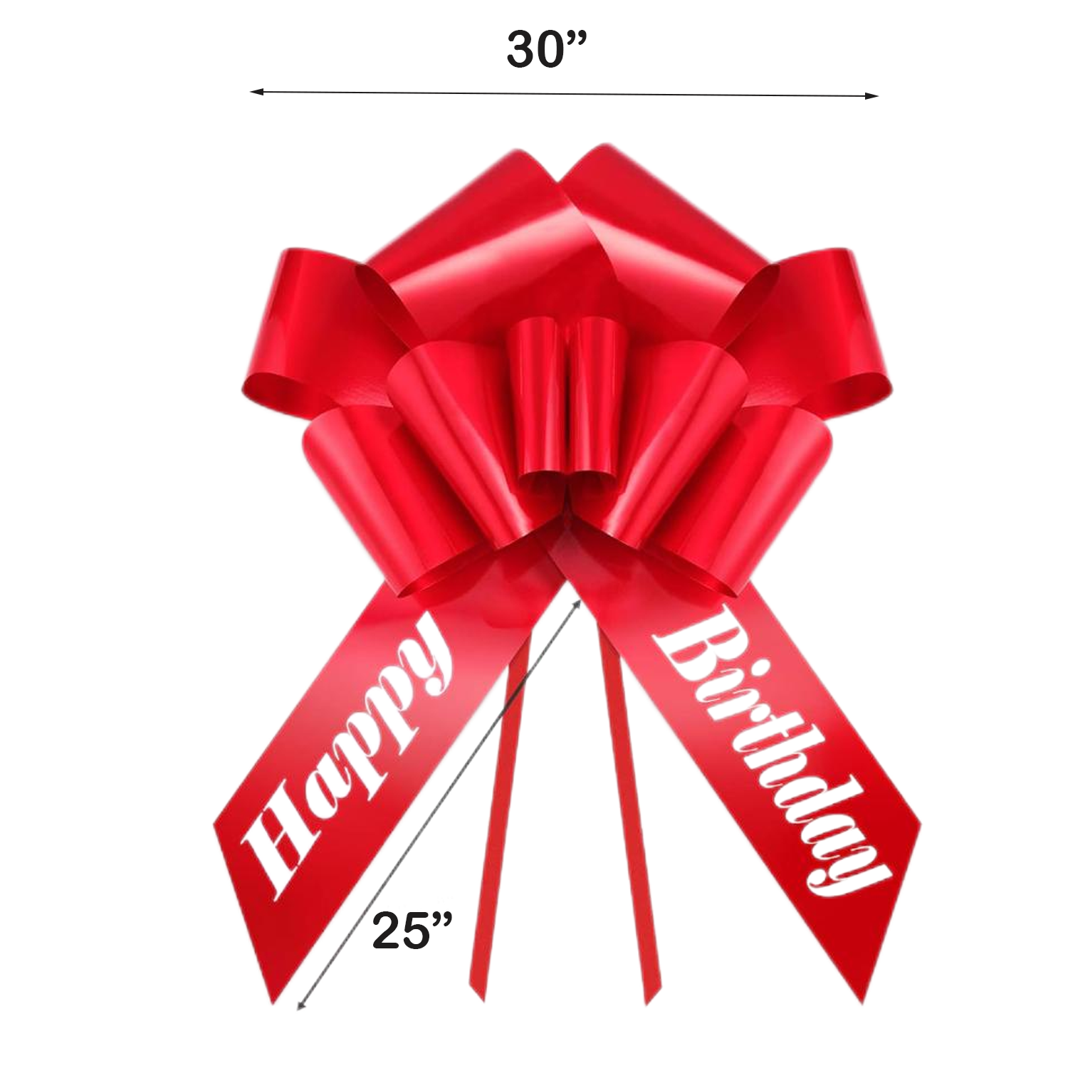 30" Jum-Bows Great Gift Polypropylene Giant Car Bow - Image 11