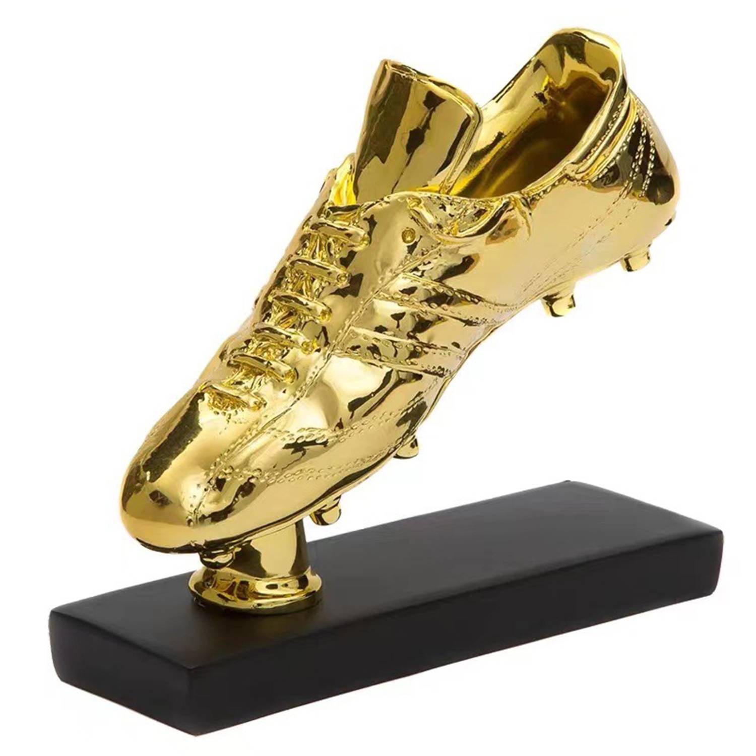 Gold Resin Football Boot Trophy