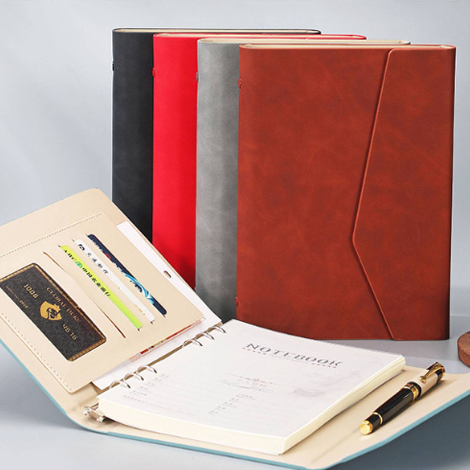 A5 PU Leather Tri-Folded Notebook – AJFashionGroup