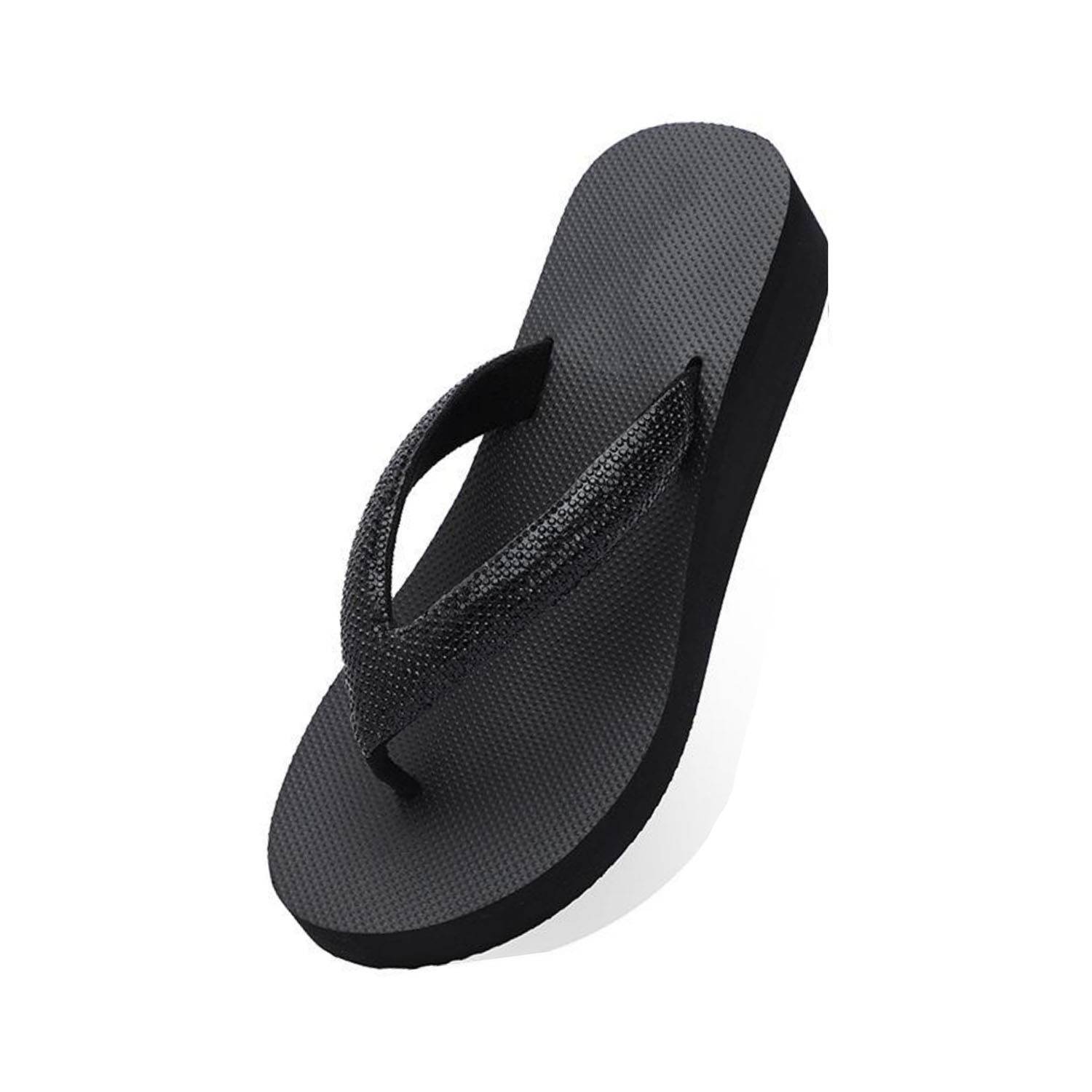 Non-Slip Diamond Wedge Flip Flops - Image 2