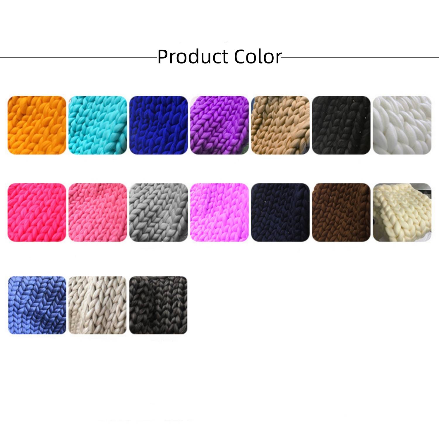 Hand Knit Chunky Yarn Cozy Throw Blanket - Image 12