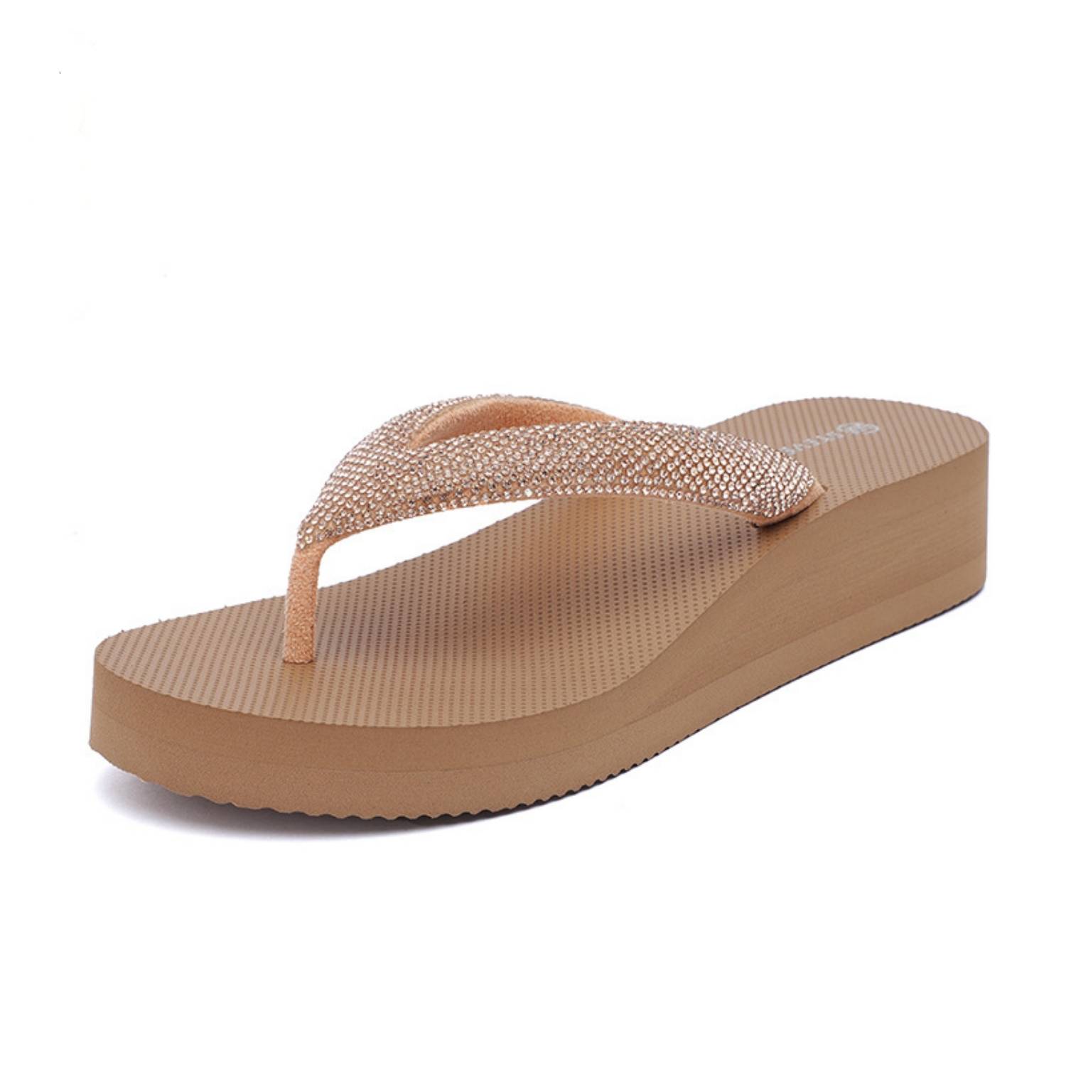 Non-Slip Diamond Wedge Flip Flops - Image 5