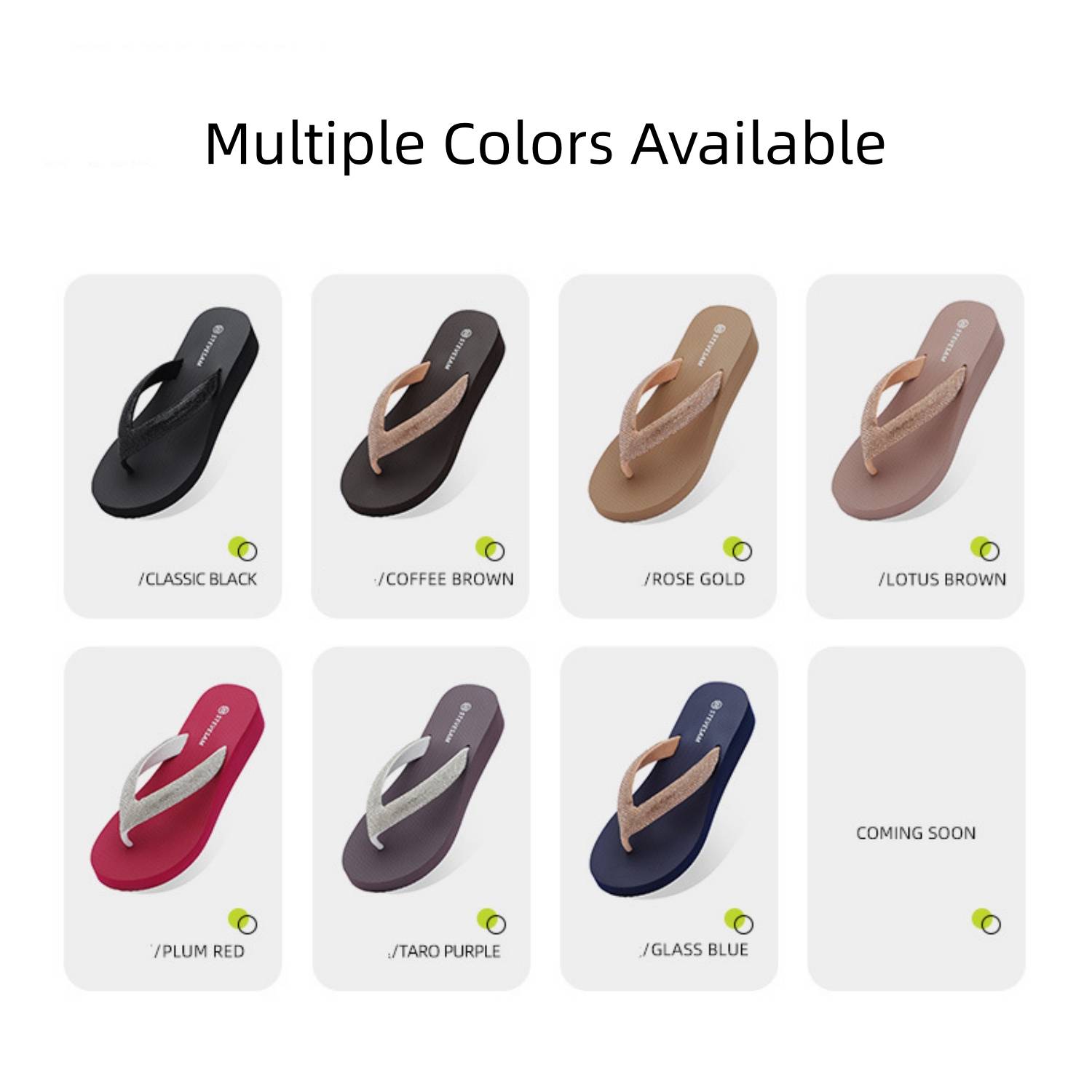 Non-Slip Diamond Wedge Flip Flops - Image 9