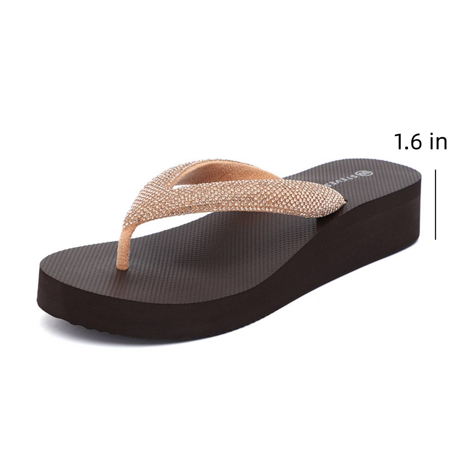 Non-Slip Diamond Wedge Flip Flops - Image 10