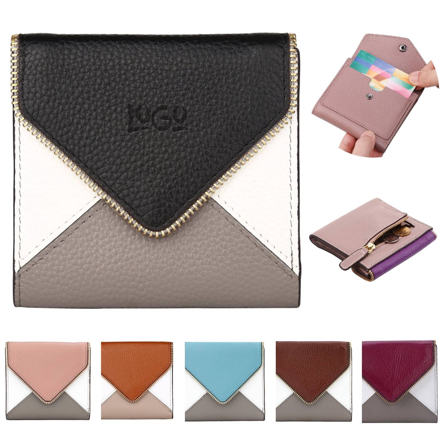 Women's PU Leather Snap Closure Wallet