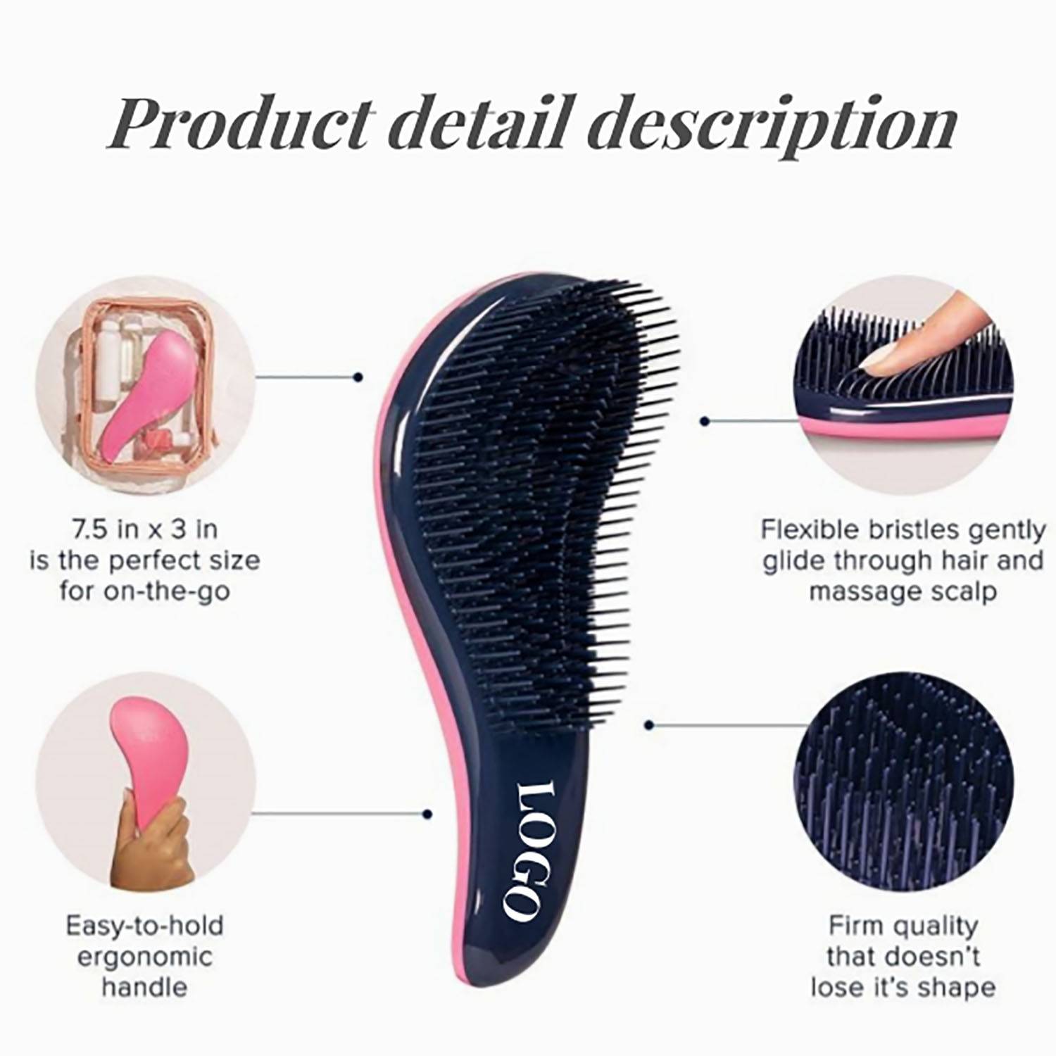 Gentle Detangling Hair Brush - Image 9