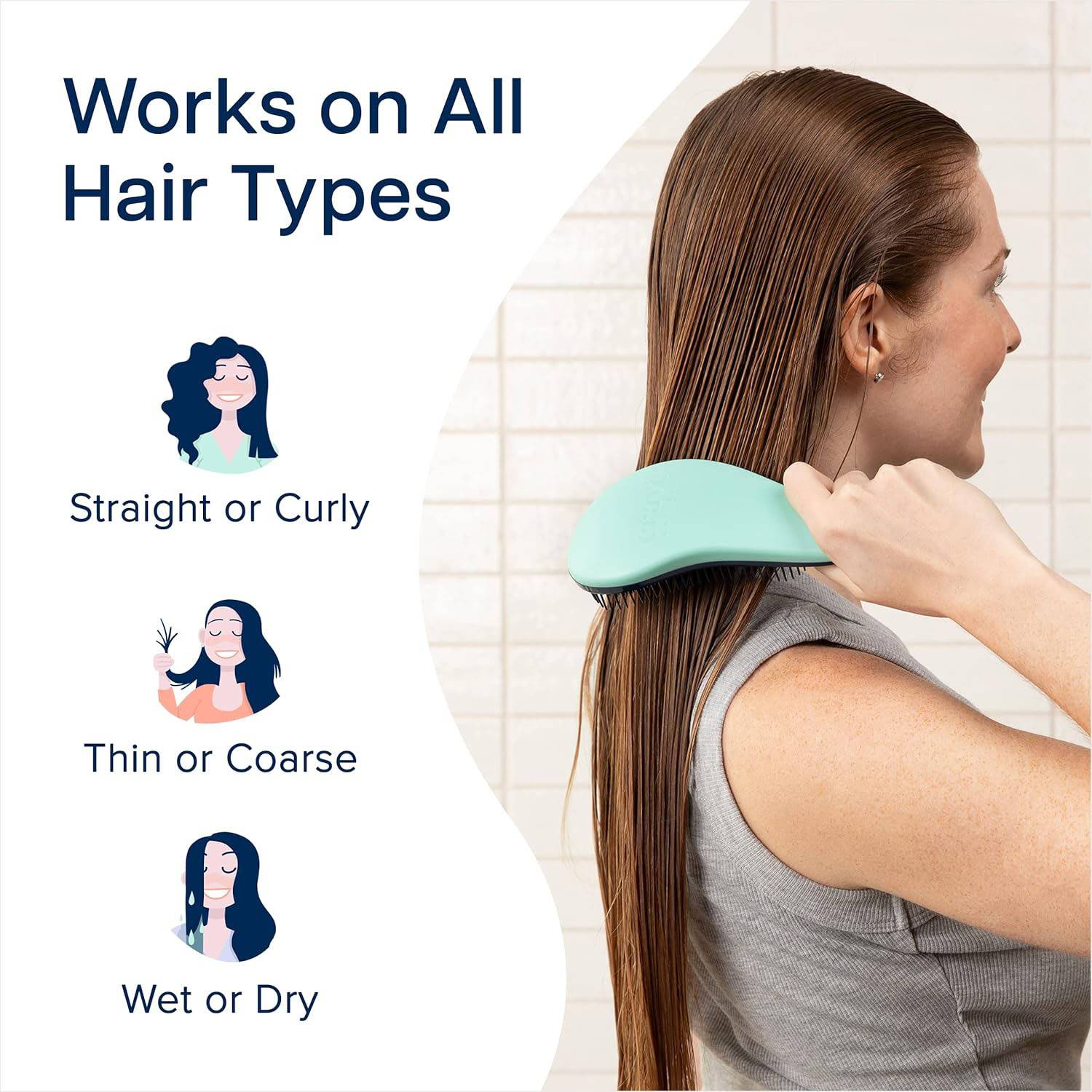 Gentle Detangling Hair Brush - Image 12