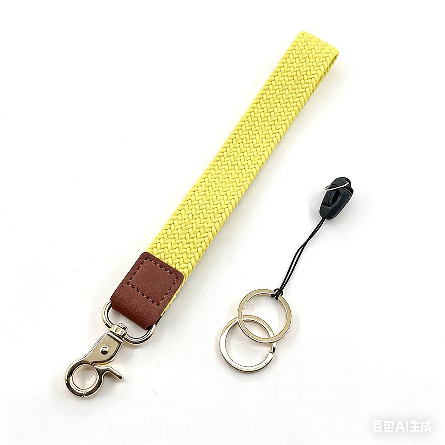 Braided Wrist Lanyard Key Chain Holder - Image 3