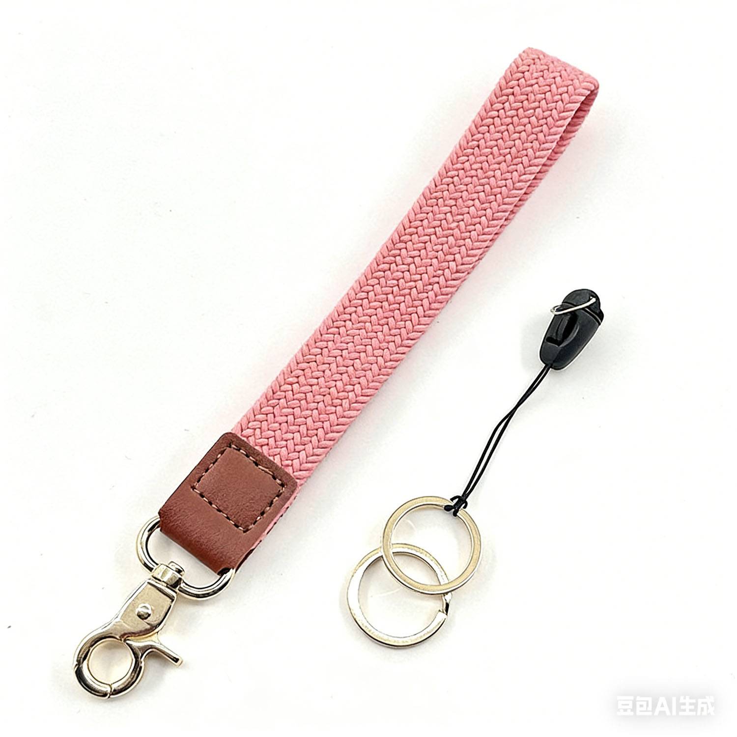 Braided Wrist Lanyard Key Chain Holder - Image 4