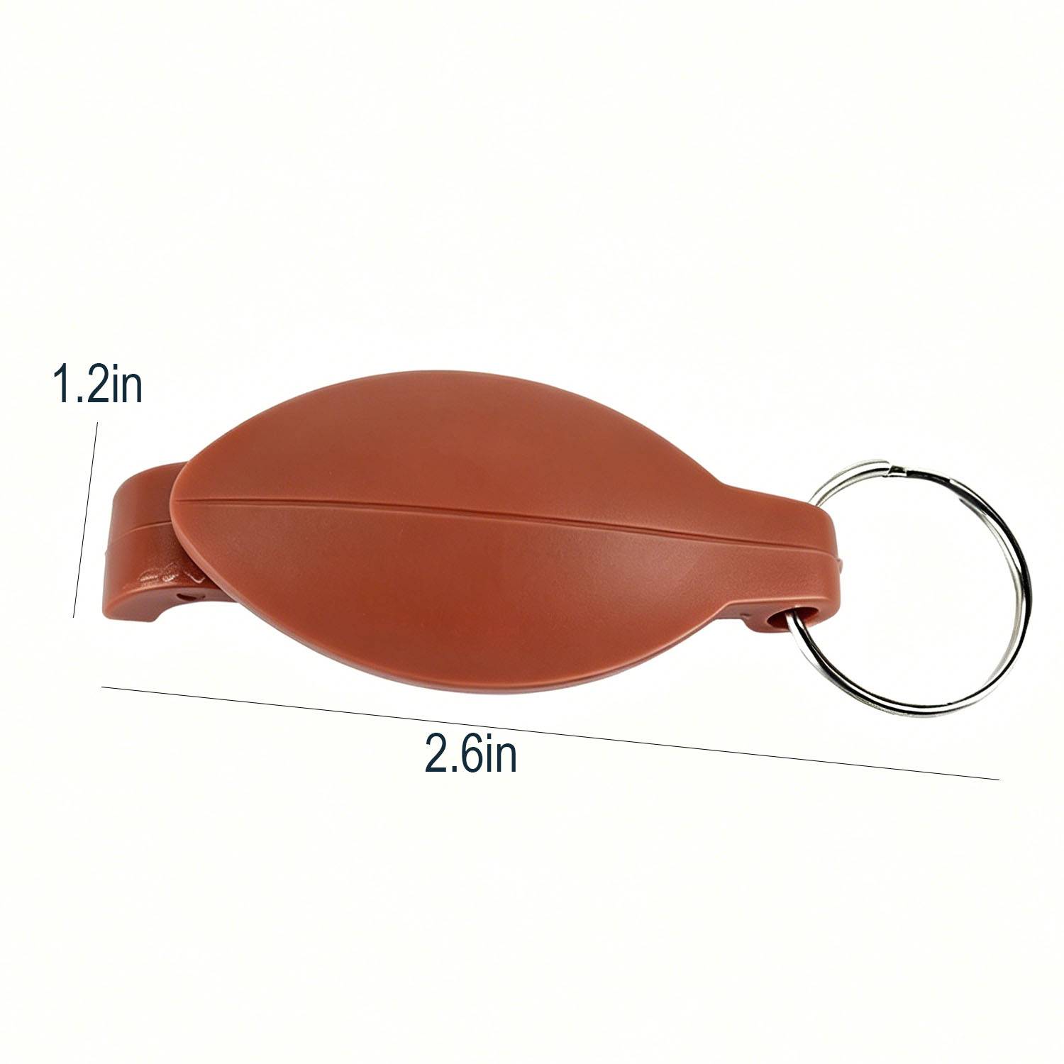 Plastic Football Keychain Bottle Opener - Image 4