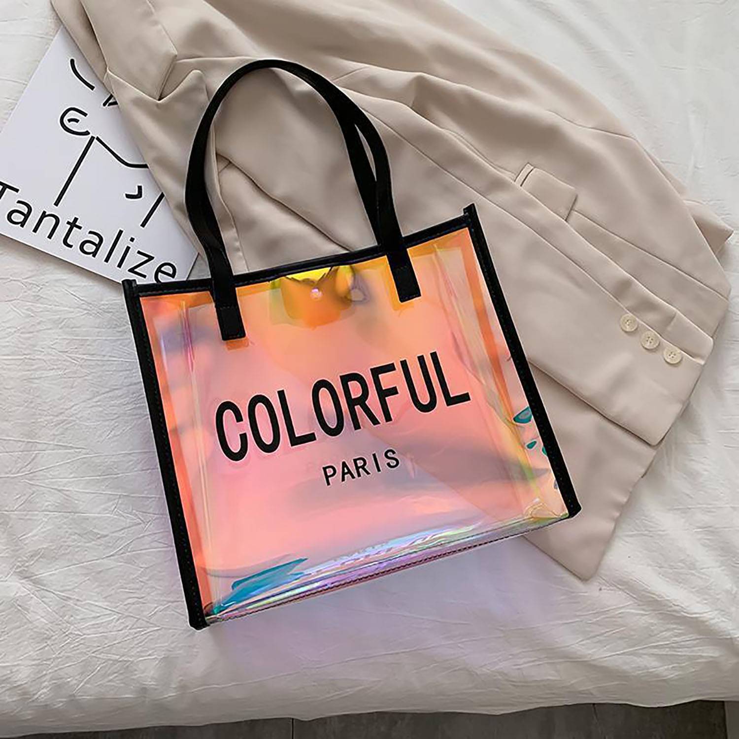 PVC Holographic Tote Bag - Image 5