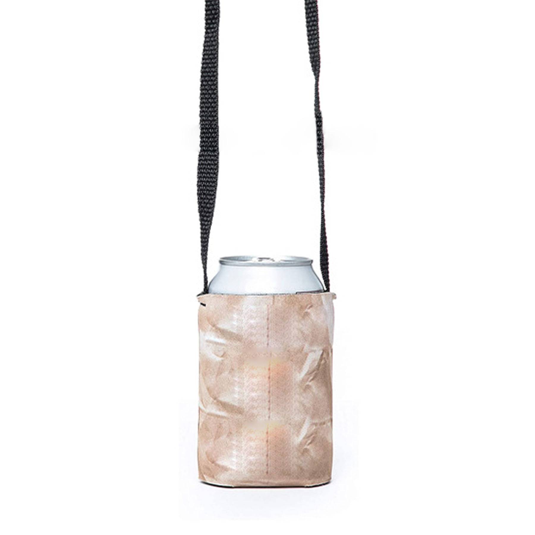 Neoprene Beverage Can Cover with Lanyard - Image 2